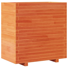 vidaXL viaszbarna tömör fenyőfa kerti virágláda 70x40x72 cm kerti tárolás