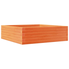 vidaXL viaszbarna tömör fenyőfa kerti virágláda 80x80x23 cm kerti tárolás