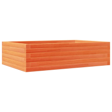 vidaXL viaszbarna tömör fenyőfa kerti virágláda 90 x 60 x 23 cm kerti tárolás
