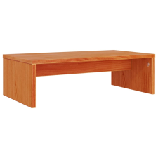 vidaXL viaszbarna tömör fenyőfa monitorállvány 50x27x15 cm bútor