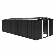 vidaXL vidaXL antracitszürke fém kerti fészer 257 x 580 x 181 cm kerti tárolás