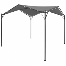 vidaXL vidaXL antracitszürke pavilon 4 x 4 m kerti bútor
