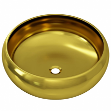 vidaXL vidaXL aranyszínű kerámia mosdókagyló 40 x 15 cm fürdőszoba kiegészítő