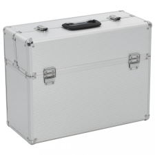 vidaXL vidaXL ezüstszínű alumínium szerszámosláda 47 x 36 x 20 cm szerszám kiegészítő