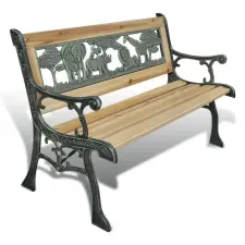 vidaXL vidaXL fa kerti pad gyermekeknek 84 cm kerti bútor