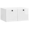 vidaXL vidaXL Fali TV szekrény Magasfényű Fehér 59,5 x 41 x 30 cm Szerelt Fa