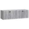 vidaXL vidaXL Fali TV szekrény Szürke Sonoma 98 x 31 x 30 cm Szerelt Fa