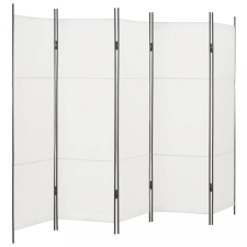 vidaXL vidaXL fehér 5 paneles paraván 250 x 180 cm bútor