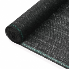 vidaXL vidaXL fekete HDPE teniszháló 1,6 x 25 m kerti dekoráció