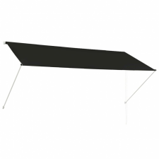 vidaXL vidaXL feltekerhető antracitszürke napellenző 300 x 150 cm kerti dekoráció