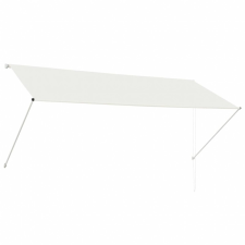 vidaXL vidaXL feltekerhető krémszínű napellenző 300 x 150 cm kerti dekoráció