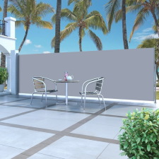 vidaXL vidaXL krémszínű behúzható oldalsó napellenző 180 x 500 cm fogó