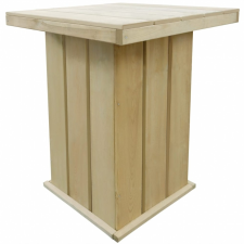 vidaXL vidaXL kültéri FSC impregnált fenyőfa bárasztal 75 x 75 x 110 cm kerti bútor