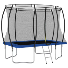vidaXL vidaXL négyszögletes Trambulin létrával és esőponyvával 274x183cm #kék trambulin szett