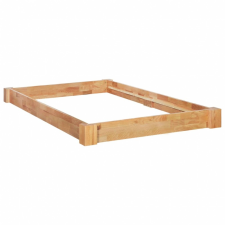 vidaXL vidaXL tömör tölgyfa ágykeret 120 x 200 cm ágy és ágykellék