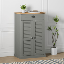vidaXL VIGO tömör fenyőfa cipőszekrény 60x35x96 cm bútor