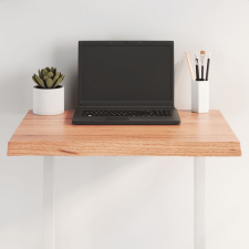 vidaXL világosbarna asztallap 60x60x(2-4) cm kezelt tömör élőszegélyes bútor