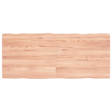 vidaXL világosbarna kezelt tömör asztallap 140x60x(2-4) cm bútor