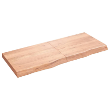 vidaXL világosbarna kezelt tömör tölgyfa asztallap 120x50x6 cm (3156374) bútor