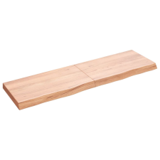 vidaXL világosbarna kezelt tömör tölgyfa asztallap 140x40x6 cm (3156378) bútor