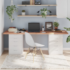 vidaXL Világosbarna kezelt tömör tölgyfa asztallap 200x60x4 cm bútor