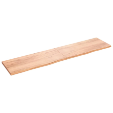 vidaXL világosbarna kezelt tömör tölgyfa asztallap 220x50x4 cm (3156403) bútor