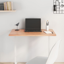 vidaXL világosbarna kezelt tömör tölgyfa asztallap 80x40x2 cm bútor