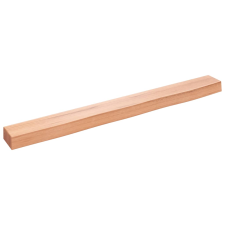 vidaXL világosbarna kezelt tömör tölgyfa fali polc 100x10x6 cm (363676) bútor
