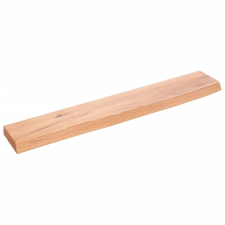 vidaXL világosbarna kezelt tömör tölgyfa fali polc 60x10x2 cm bútor
