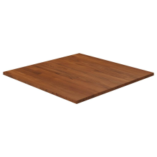 vidaXL világosbarna kezelt tömör tölgyfa négyzet asztallap 60x60x1,5cm bútor