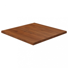 vidaXL Világosbarna kezelt tömör tölgyfa négyzet asztallap 60x60x2,5cm bútor