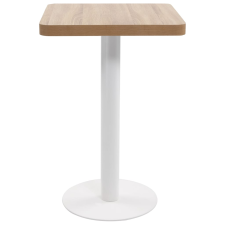 vidaXL világosbarna MDF bisztróasztal 50 x 50 cm (286426) bútor