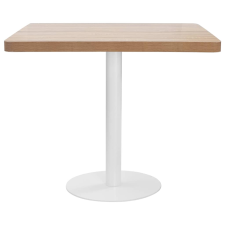 vidaXL világosbarna MDF bisztróasztal 80 x 80 cm (286432) bútor