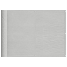 vidaXL világosszürke 100% oxford poliészter erkélyparaván 75 x 300 cm (4000000) kerti bútor