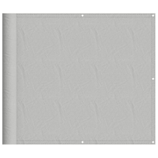 vidaXL világosszürke 100% oxford poliészter erkélyparaván 90 x 400 cm (4000008) kerti bútor