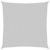 vidaXL világosszürke 100% poliészter oxford szövet napvitorla 4x4 m