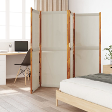 vidaXL világosszürke 4 paneles térelválasztó 280 x 180 cm bútor