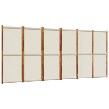 vidaXL világosszürke 6 paneles térelválasztó 420 x 180 cm (4003358) bútor