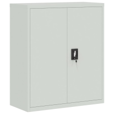 vidaXL világosszürke acél irattartó szekrény 90x40x105 cm (339737) bútor