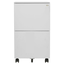 vidaXL világosszürke acél mobil iratszekrény 39 x 45 x 67 cm (335975) bútor