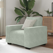 vidaXL világosszürke bársony kanapéfotel 60 cm bútor