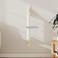 vidaXL Világosszürke falra szerelhető kaparófa 85,5 cm macskafelszerelés