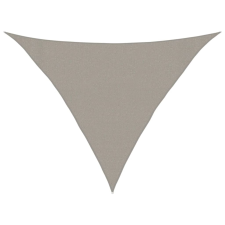 vidaXL világosszürke háromszög alakú HDPE napvitorla 160 g/m² 3x3x4,2m (4002001) kerti bútor