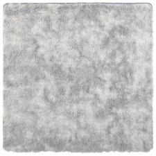 vidaXL világosszürke hosszú szálú NAVARRA bozontos szőnyeg 120x120 cm (4102866) lakástextília