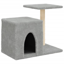 vidaXL világosszürke macskabútor szizál kaparófákkal 50,5 cm (172125) macskafelszerelés