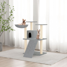 vidaXL világosszürke macskabútor szizál kaparófákkal 83 cm macskafelszerelés