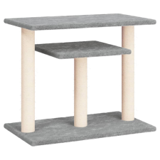 vidaXL világosszürke macskakaparófa emelvénnyel 62,5 cm (172047) macskafelszerelés