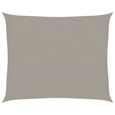 vidaXL világosszürke négyszögletű HDPE napvitorla 160 g/m² 2,5x3 m kerti bútor