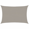 vidaXL világosszürke négyszögletű HDPE napvitorla 160 g/m² 2x3 m