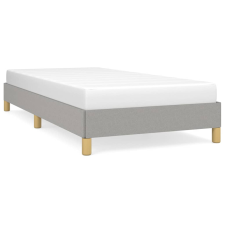 vidaXL világosszürke szövet ágykeret 100x200 cm (346794) ágy és ágykellék